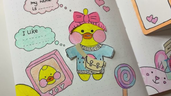 Одежда для уточки лалафанфан из бумаги