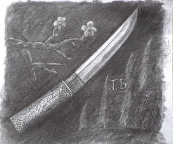 Танто нож СТЕНДОФФ 2