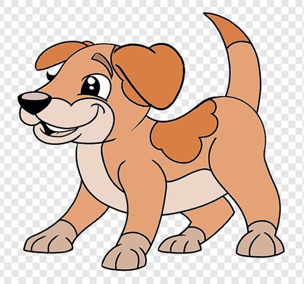 Собачка мультяшная