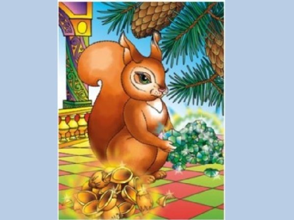 Пушкин сказка о царе Салтане белка