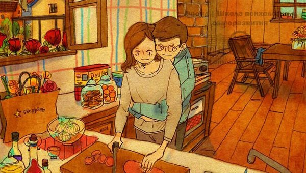 Современный быт рисунок