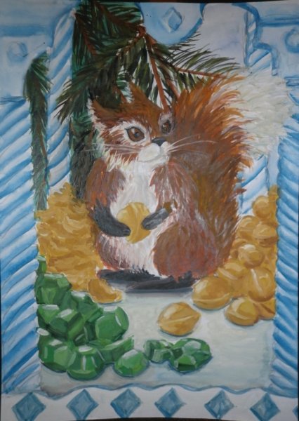 Сказка о царе Салтане белка с орешками