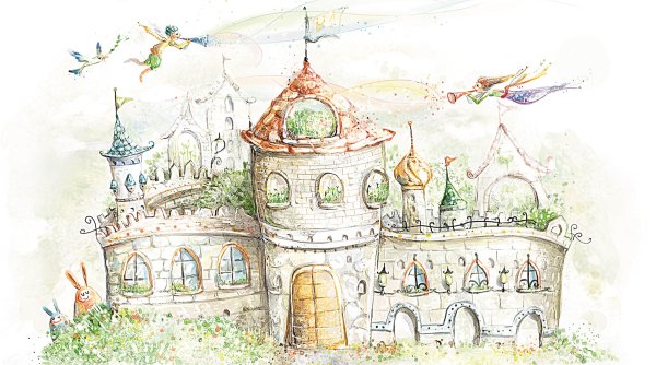 Замок рисунок