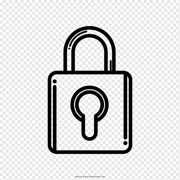 Замок навесной без фона