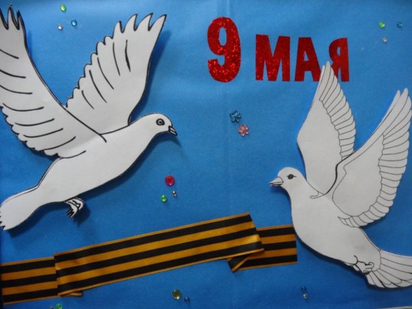 Голуби на 9 мая