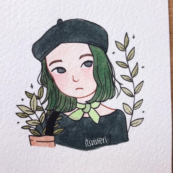 Рисунки itsvivieri девочки