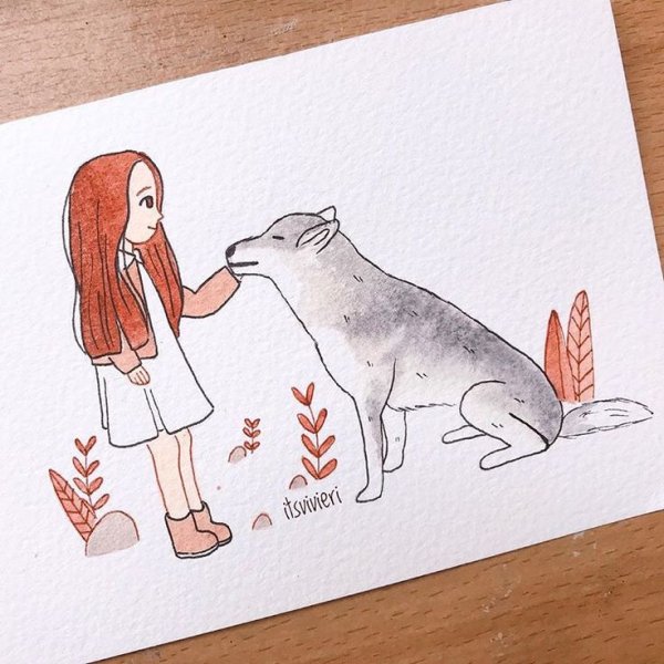 Рисунки людей от itsvivieri