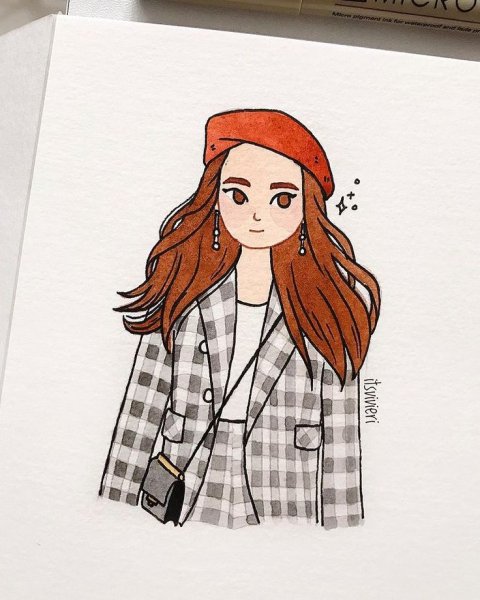 Itsvivieri рисунки фломастерами