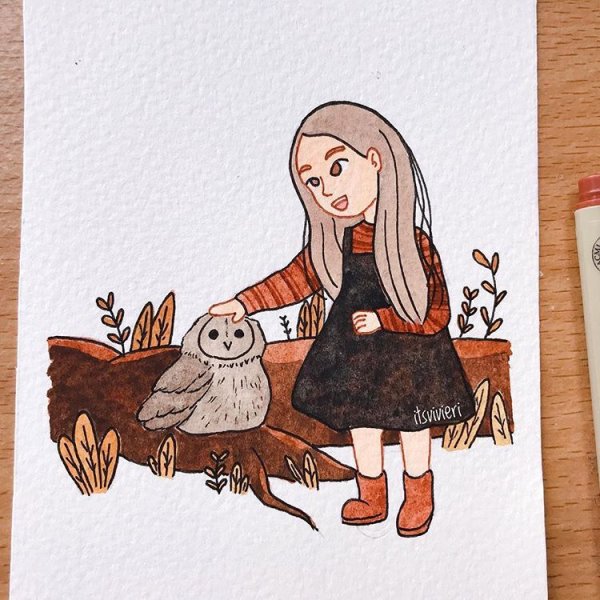 Рисунки в стиле itsvivieri