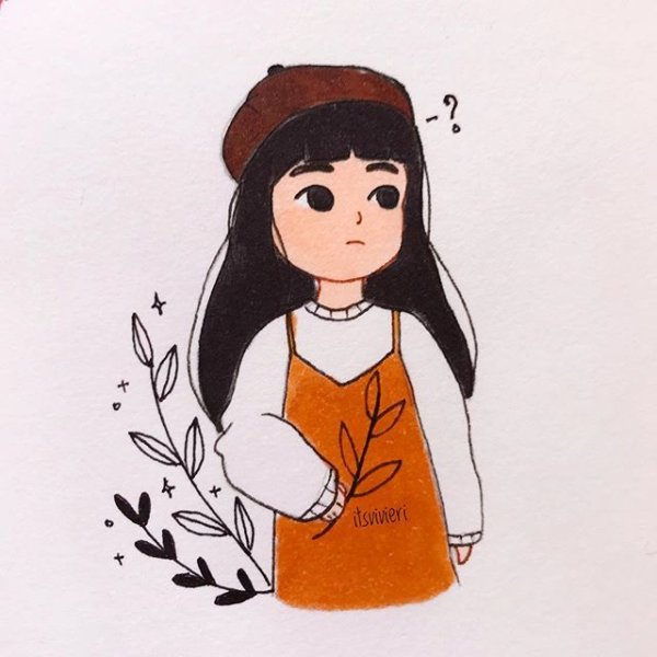 Рисунки itsvivieri девочки