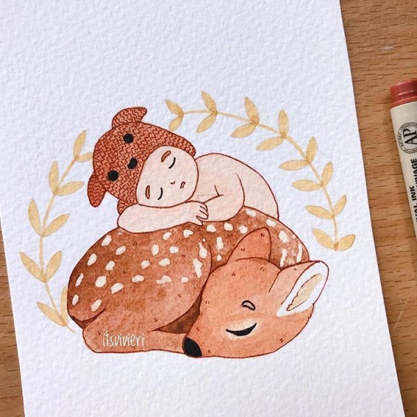 Рисунки в стиле itsvivieri