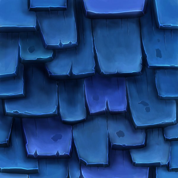 Синяя черепица