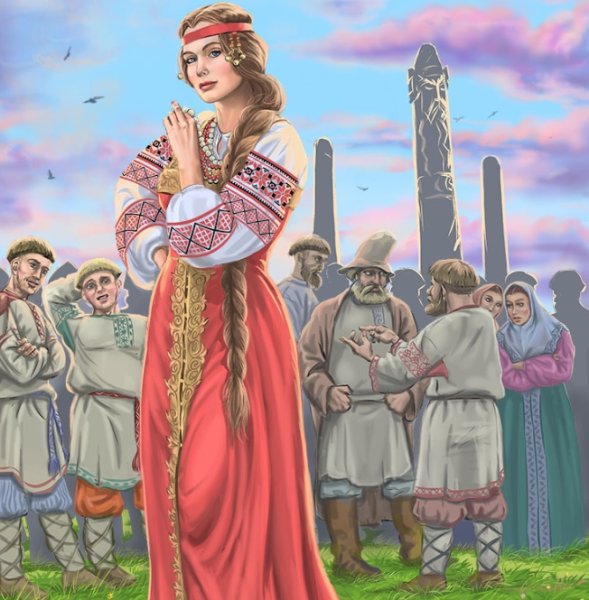 Мужская одежда славян древней Руси