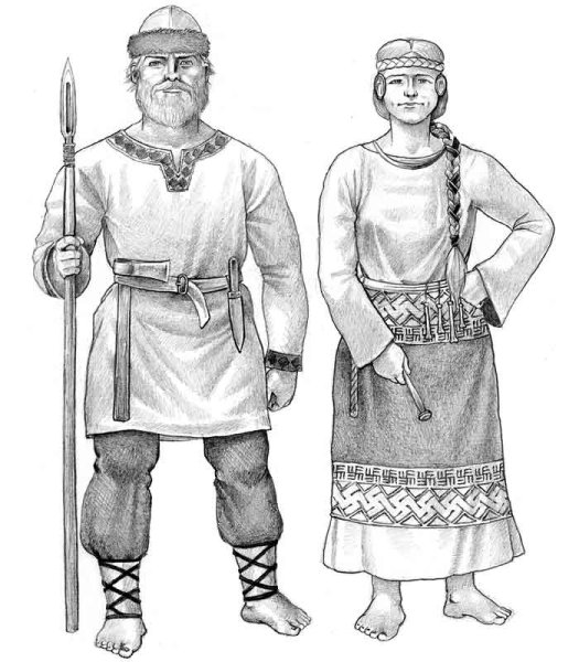 Славяне рисунок