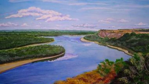 Нарисовать реку Дон