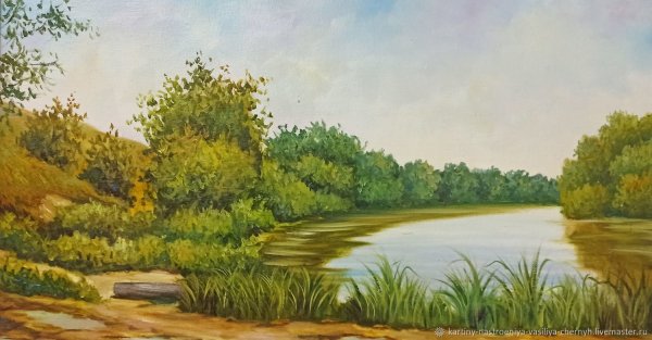 Васнецов пейзаж река Дон