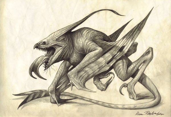 Нарисовать монстра