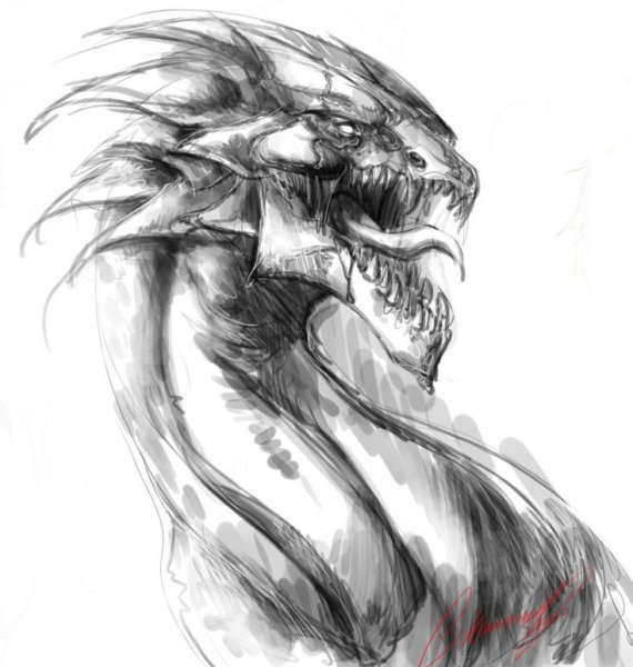 Чудовища карандашом