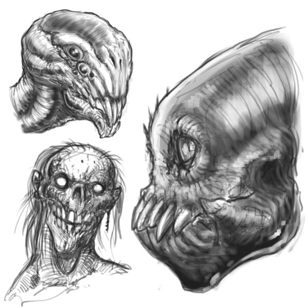 Голова концепт арт