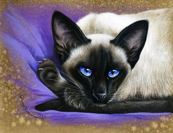 Художник Ирина Гармашова (Irina Garmashova) пушистое счастье