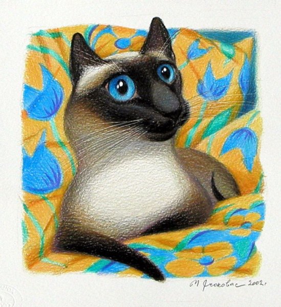 Художница Лескова Марина коты