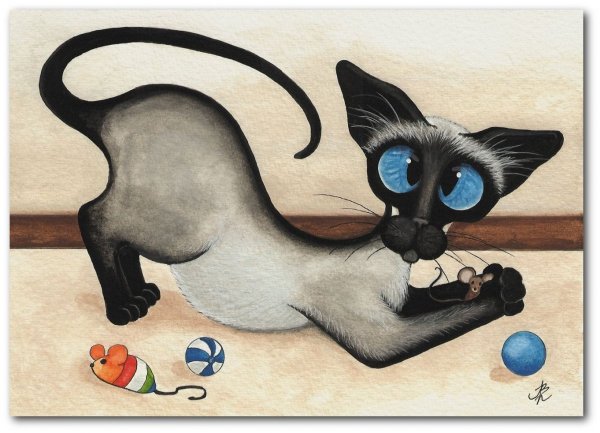 С днем рождения сиамский кот