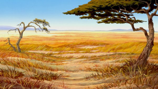 Саванна из мультика Король Лев