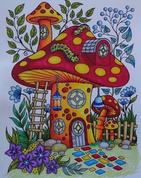 Сказочные домики грибочки