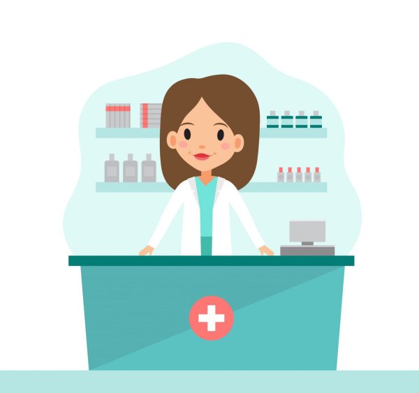 Фармацевт мультяшный