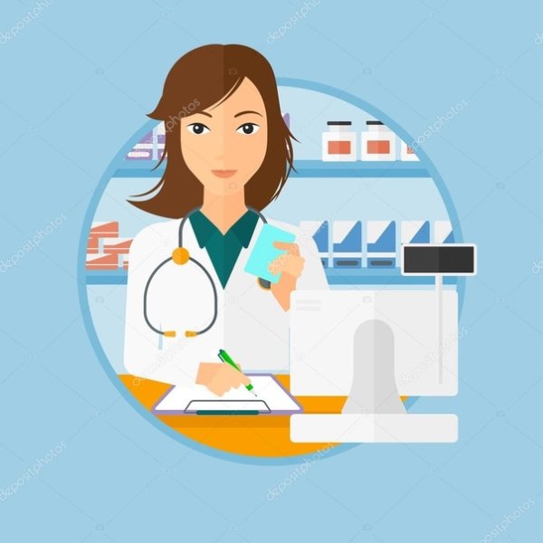 Фармацевт иллюстрация