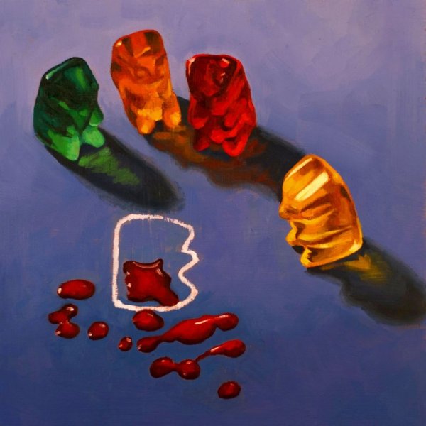 Рисование мармеладных мишек