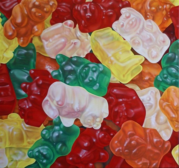 Мармеладный мишка арт