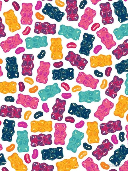 Мармеладные мишки наклейки