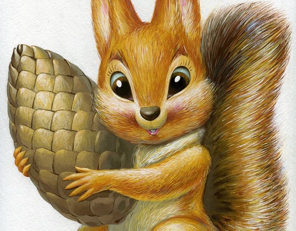 Изображение белочки для детей