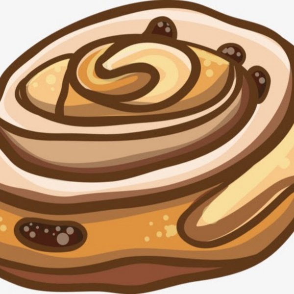 Булочка мультяшная