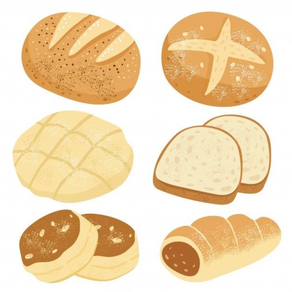 Мультяшные булочки