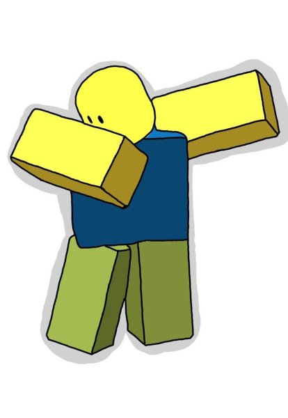 How to Draw Noob from Roblox printable step by step drawing sheet :  DrawingTutorials101.com