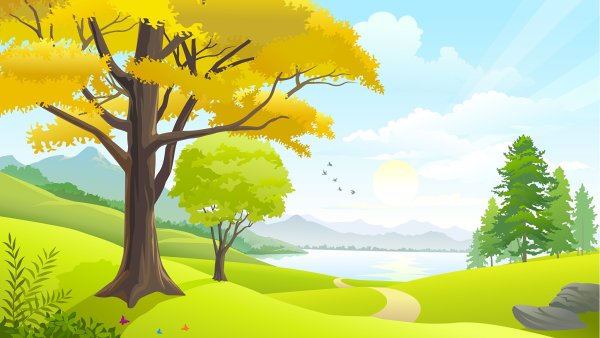 Мультяшная природа