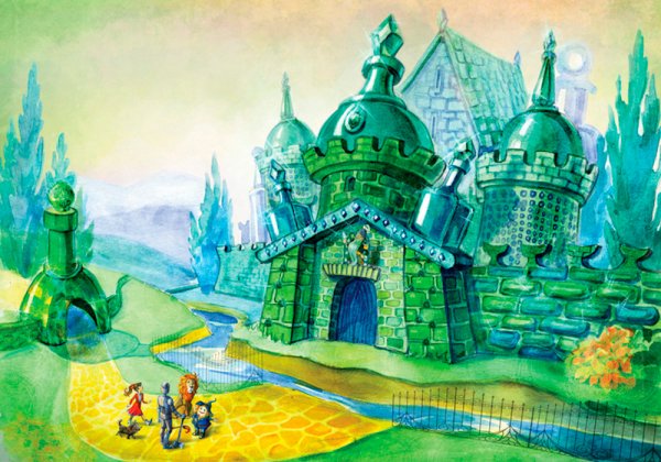 Домики Жевунов волшебник изумрудного