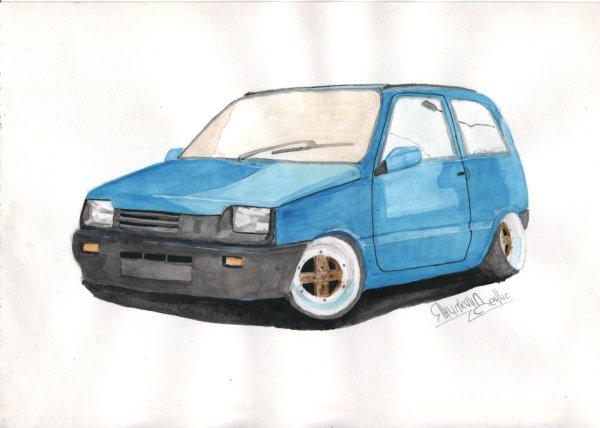 Лада ВАЗ 1111 Ока раскраска