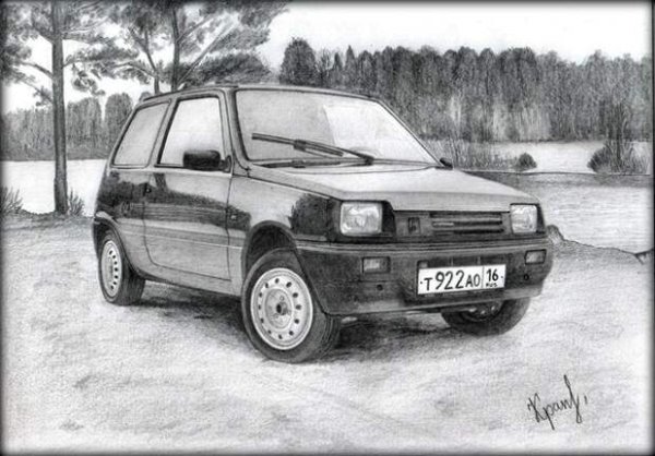 ВАЗ 1111 Ока рисунок