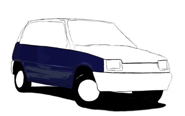 Автомобиль ВАЗ 1111 Ока габариты