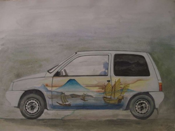 ВАЗ 1111 Ока раскраска