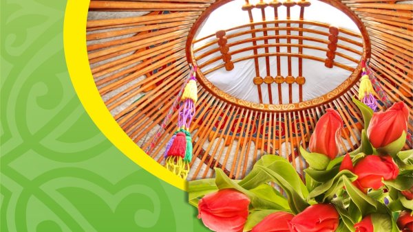 Стилизованные Юрты рисунок