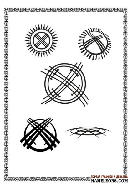 Казахский орнамент Шанырак юрта