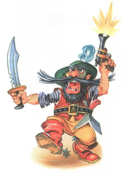 Иллюстрации к сказкам Чуковского Бармалей