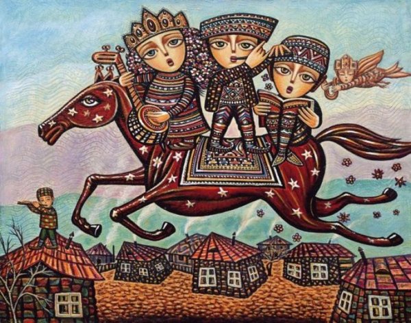 Армянская девушка картина