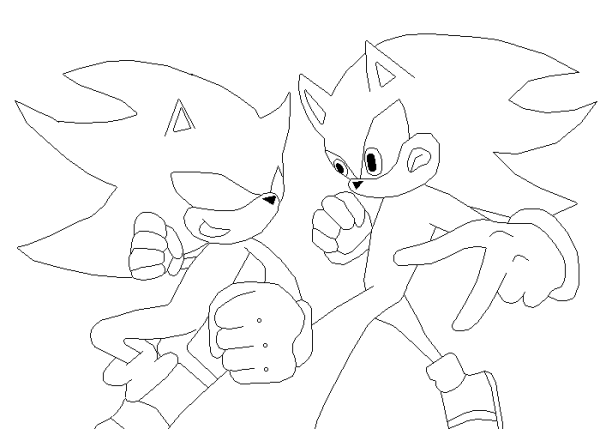 Шедоу Соник скетчи