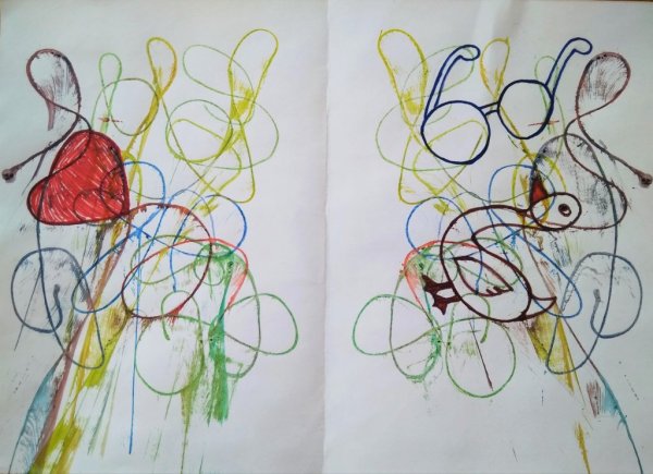 Нетрадиционное рисование нитками