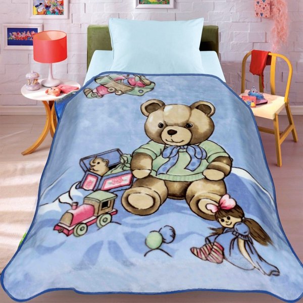 Плед с мишками